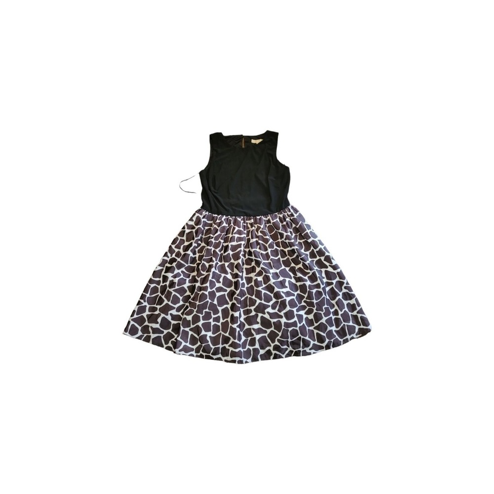 Aidan by Aidan Mattox Animal Print Sleeveless Cocktail Dress‎ Women Size 10 NWT